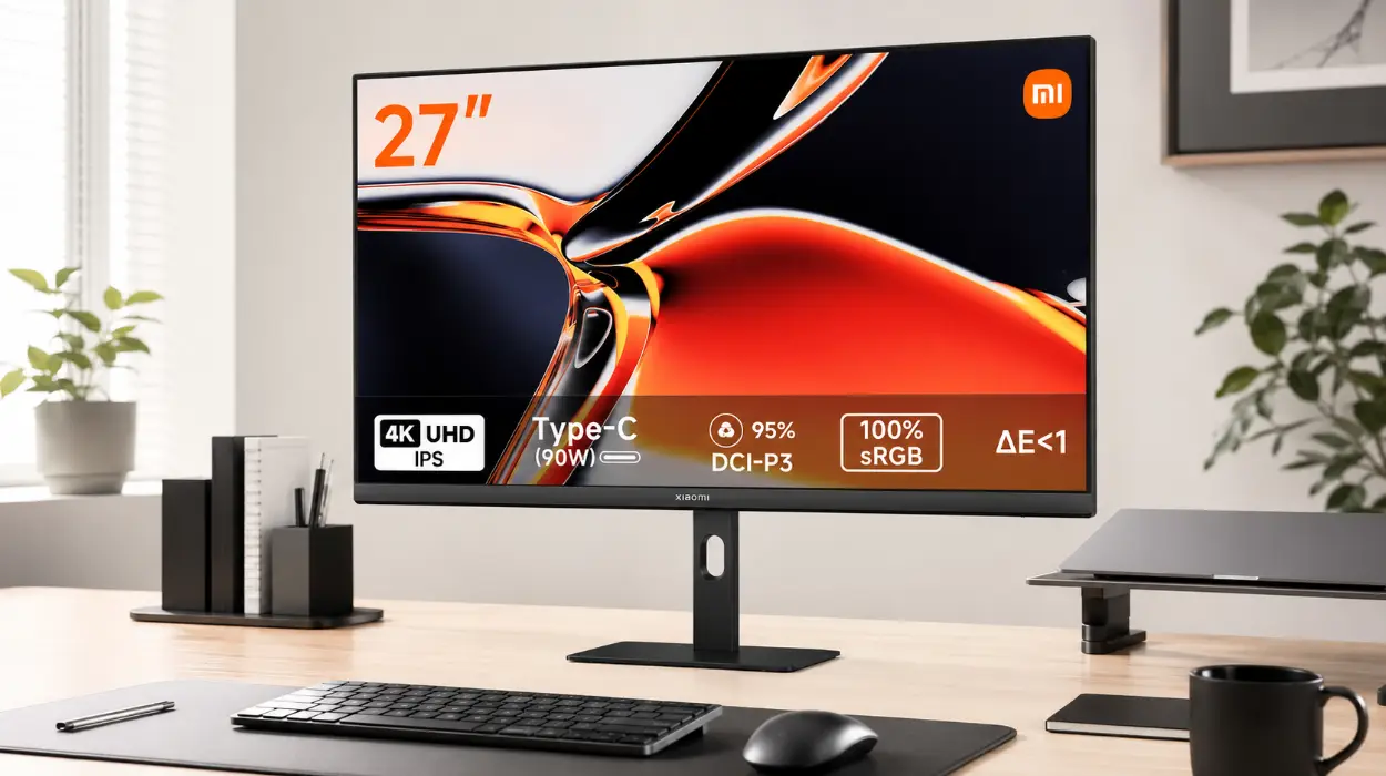 Monitor Xiaomi A27Ui 4K de 27″ con carga inversa y cuidado ocular por sólo 180,99€ con envío gratis (-13%)