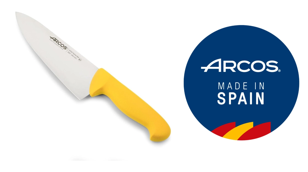 Chollo Cuchillo chef Arcos de acero inoxidable Nitrum de 200 mm por sólo 12,19€ (-35%)