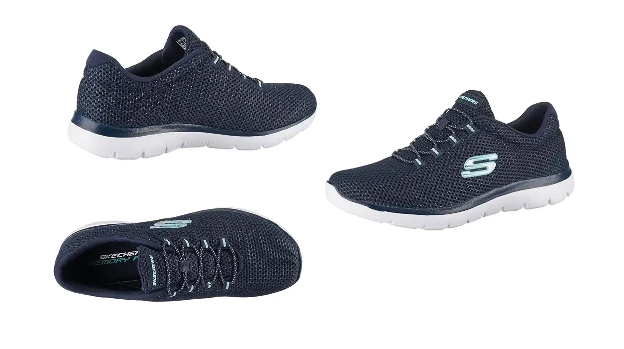 Chollo Zapatillas Skechers Summits Lite en azul marino para mujer por sólo 41,57€ con envío gratis (-41%)