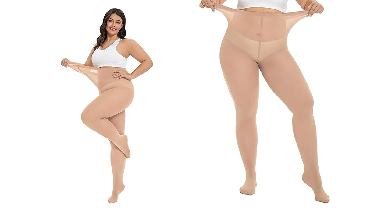 Chollo Medias elásticas CozyWow resistentes en tallas grandes para mujer por sólo 9,29€ (-23%)