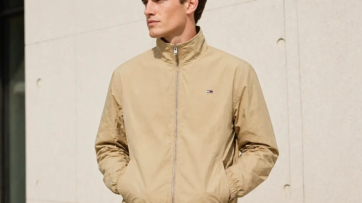 Chollo Chaqueta cortavientos Tommy Jeans para hombre por sólo 53,99€ con envío gratis (58% de descuento)