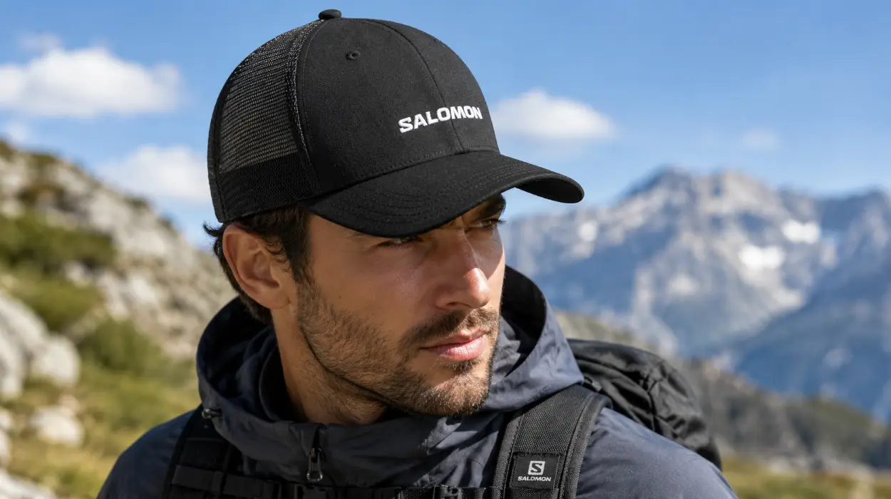 Estilo y protección solar con la gorra Salomon Trucker en malla de algodón transpirable por sólo 13,37€ (-62%)