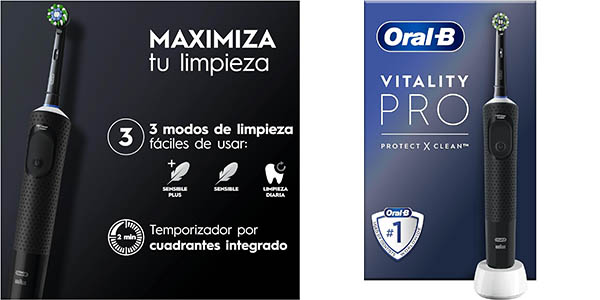Chollo Cepillo de dientes eléctrico Oral-B Vitality Pro por sólo 22,99€ (34% de descuento)