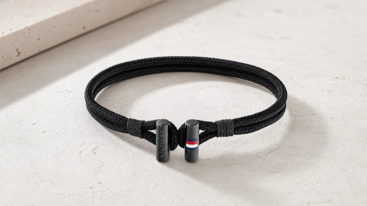 Elegante pulsera Tommy Hilfiger de nailon para hombre por sólo 25,99€ (-47%)