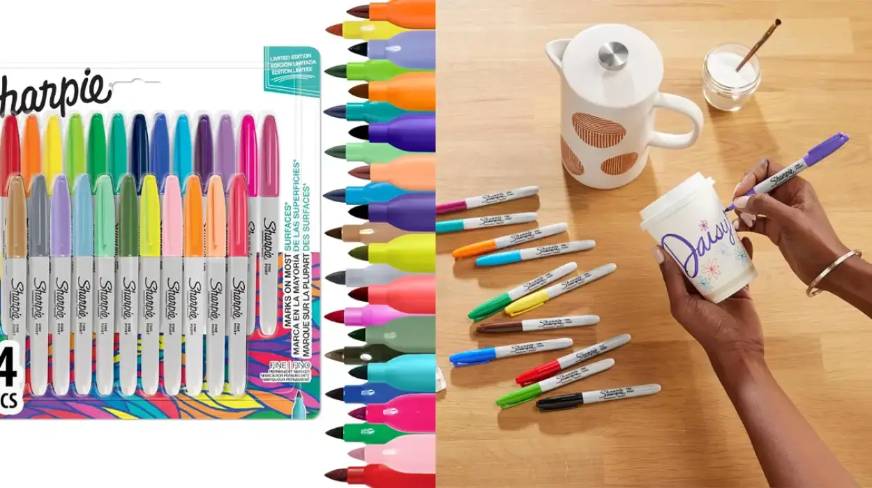 Chollazo Caja de 24 rotuladores permanentes Sharpie de punta fina por 13,19€ (35% de descuento)