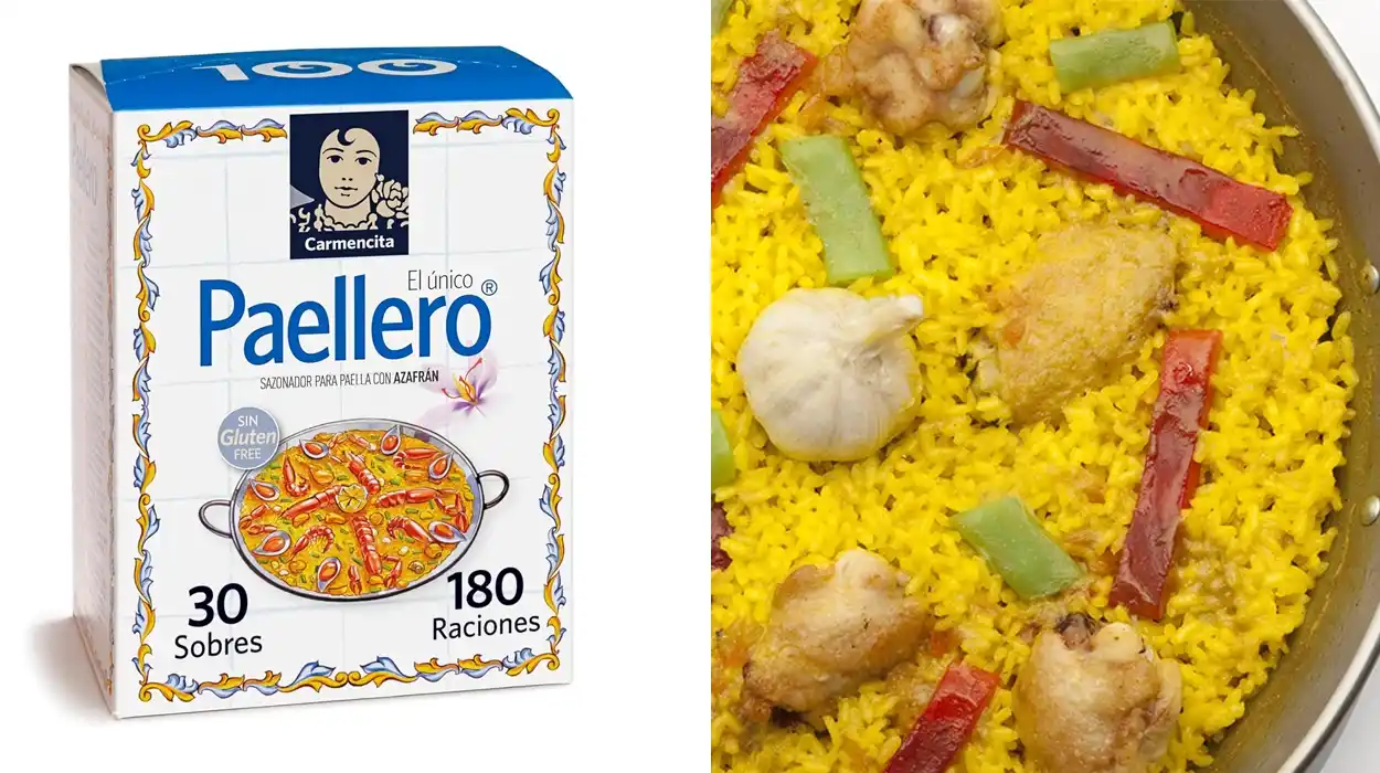 Chollo Paellero sazonador Carmencita con azafrán de 30 sobres por sólo 4,26€ (-28%) ¡El mejor!