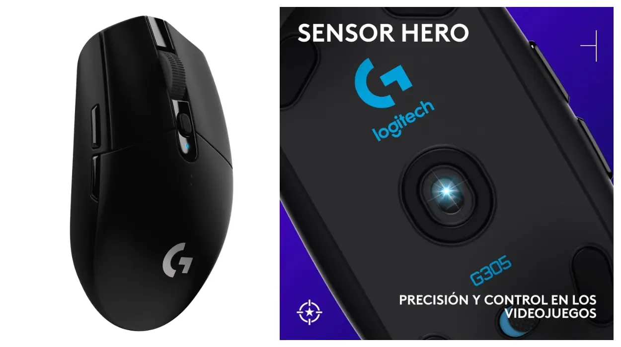 Chollo Ratón inalámbrico Logitech G305 Lightspeed de 12.000 DPI por sólo 34,99€ con envío gratis (-42%)