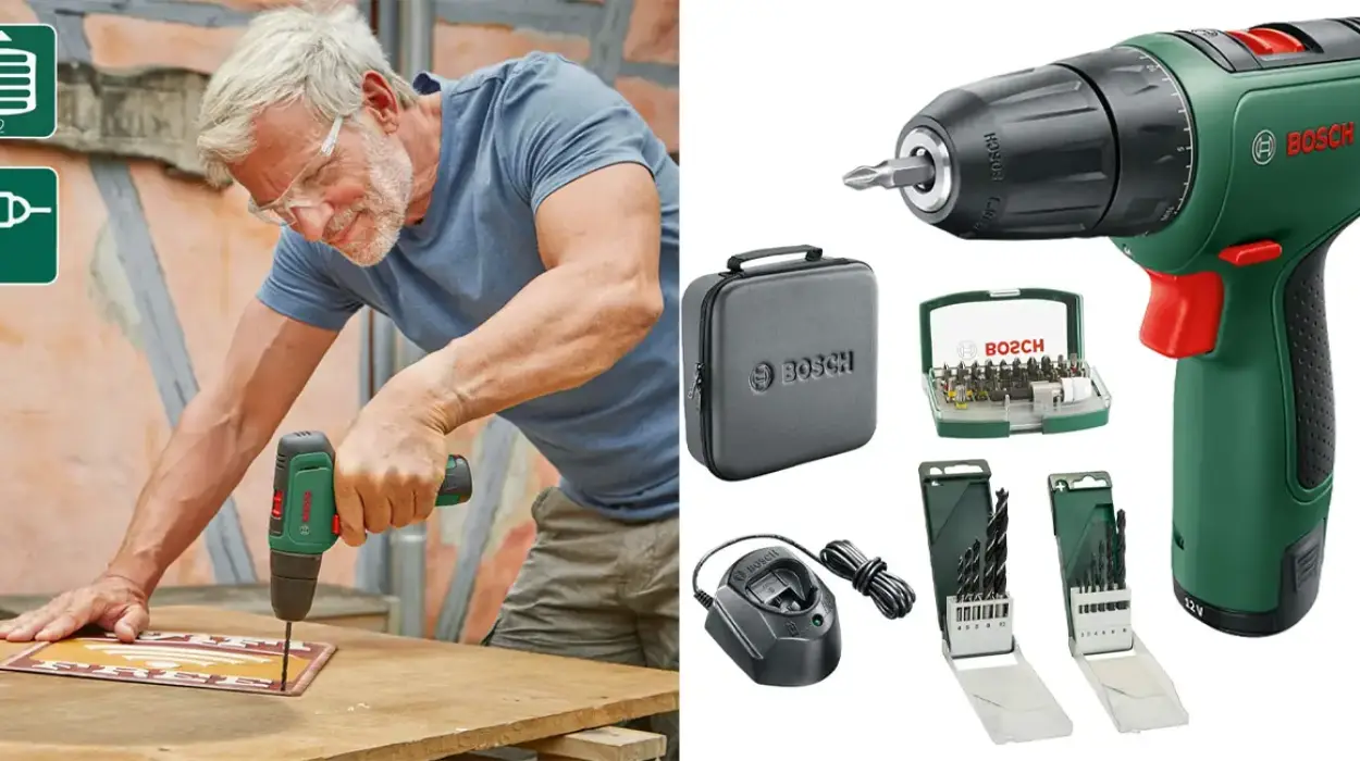 Chollo Taladro atornillador inalámbrico Bosch EasyDrill 1200 con accesorios por sólo 63,99€ con envío gratis (-34%)