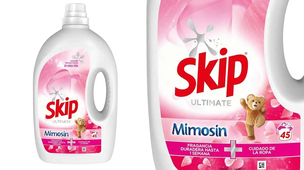 Chollo Detergente líquido Skip Ultimate Mimosin de 45 lavados por sólo 11,93€ (-17%)
