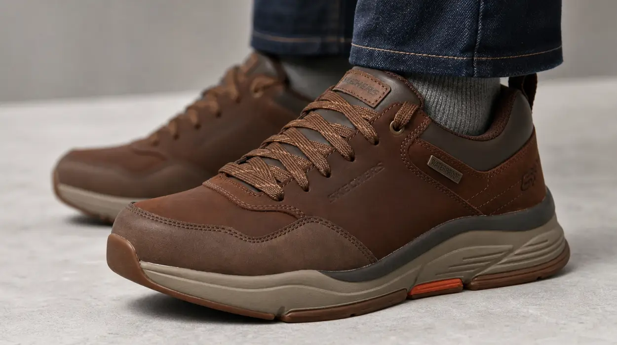 Zapatillas Skechers Benago impermeables para hombre por sólo 55,95€ con envío gratis (-44%)