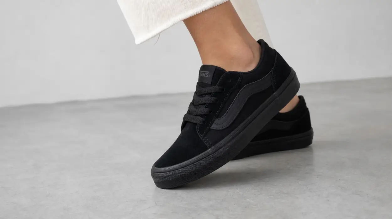 Zapatillas Vans Vero LS negras para niños en tallas hasta la 39 por sólo 24€ (-40%)