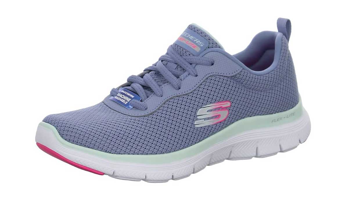Chollo Skechers Flex Appeal 4.0 Brilliant View moradas para mujer por sólo 32,49€ con envío gratis (-54%) ¡Top ventas!