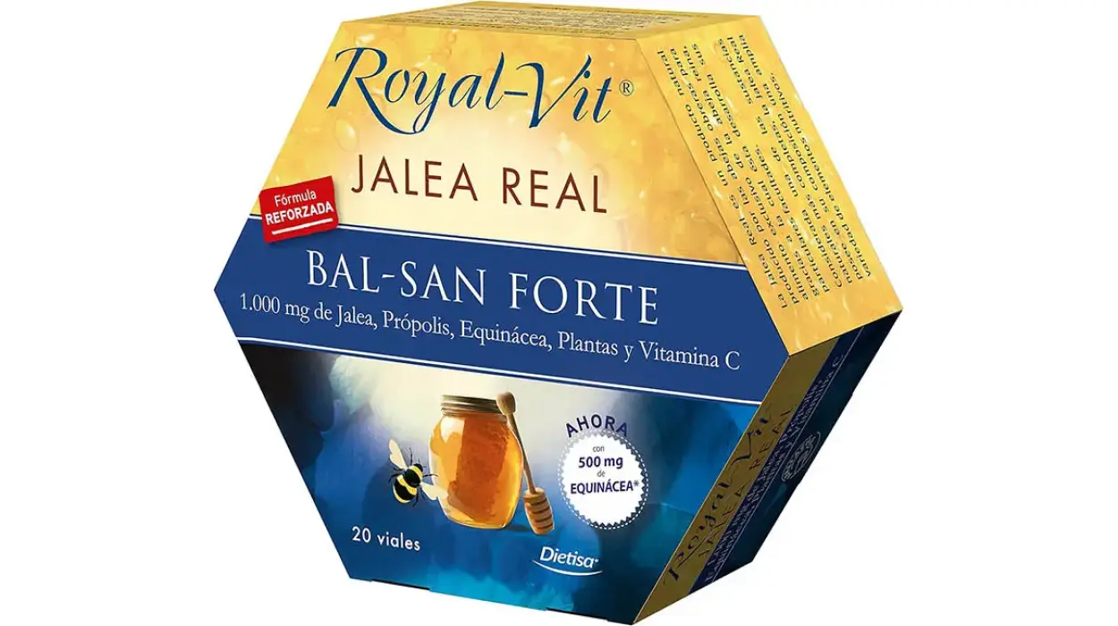 Consigue un extra de energía con la Jalea Real Royal-Vit Bal-San Forte con fórmula reforzada al mejor precio ¡CORRE!