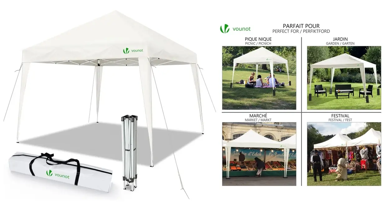 Disfruta del verano a la sombra con esta carpa plegable en oferta por tiempo limitado