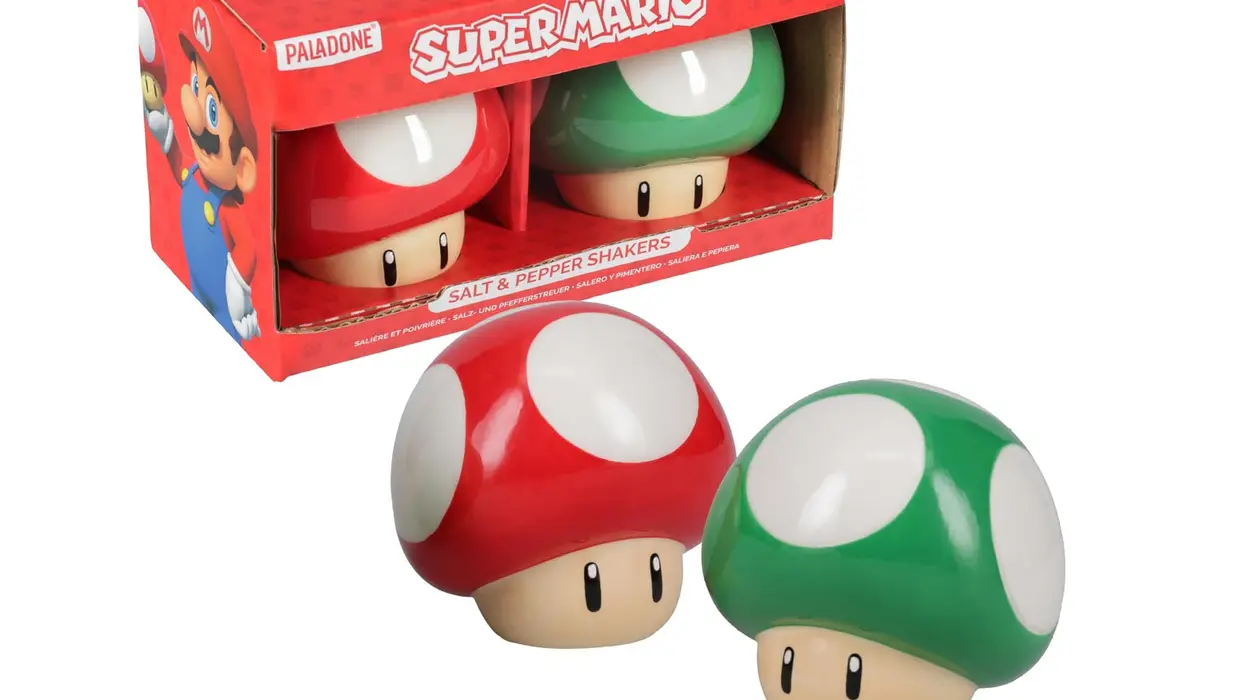 🍄 El toque más divertido para sazonar: salero y pimentero Super Mario por sólo 13,99€ (-15%)
