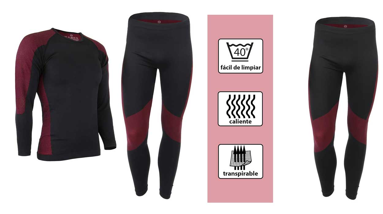 Chollo Set de ropa térmica Alpidex para hombre por sólo 14,99€ (21% de descuento)