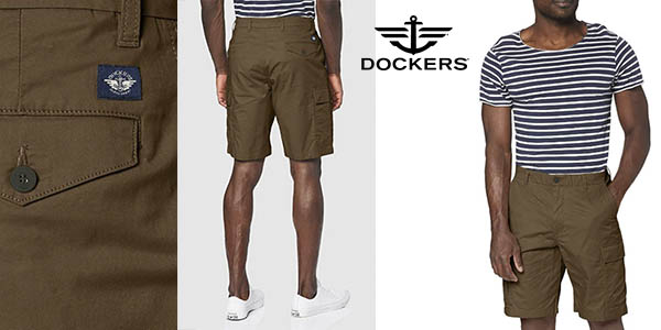 Chollo Pantalón corto Dockers Smart 360 Tech Cargo Short para hombre por sólo 28,25€ (-53%)