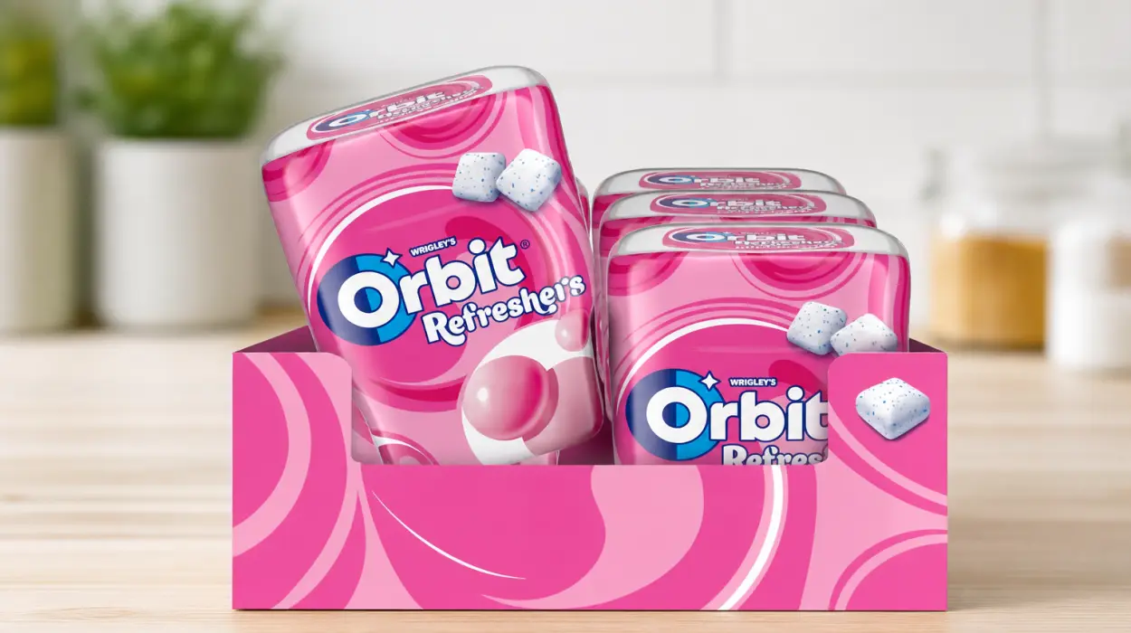 Pack x6 botes de 30 chicles Orbit Refreshers Bubblemint sin azúcar por sólo 15,16€ (-37%)