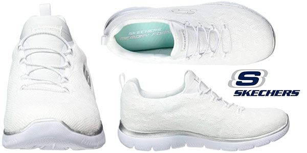 Chollazo Zapatillas Skechers Summits – Leopard Spot para mujer por sólo 46,36€ con envío gratis (-34%)