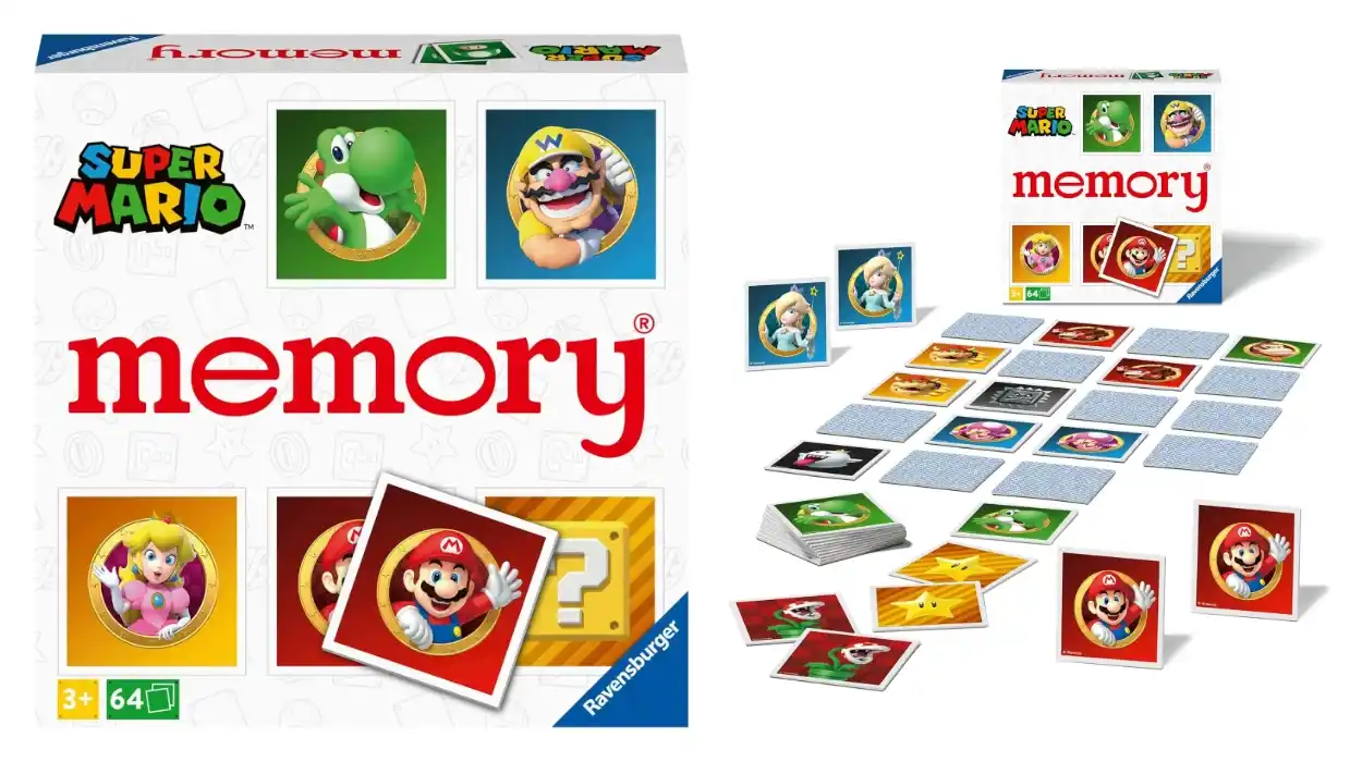 Un juego sencillo y entretenido para entrenar la memoria de los peques: Memory Super Mario por sólo 9,74€ (25% de descuento)