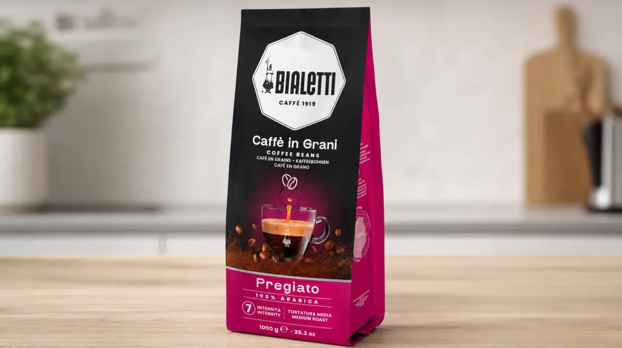 Café en grano Bialetti Grain Expert 100% Arábica de 1 kg, suave y aromático por sólo 18,02€ (-22%)