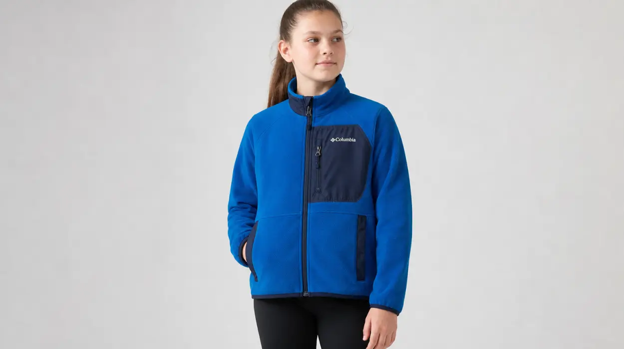Chaqueta polar Columbia Fast Trek 5 Junior unisex con cremallera completa por sólo 18,37€ (-48%)