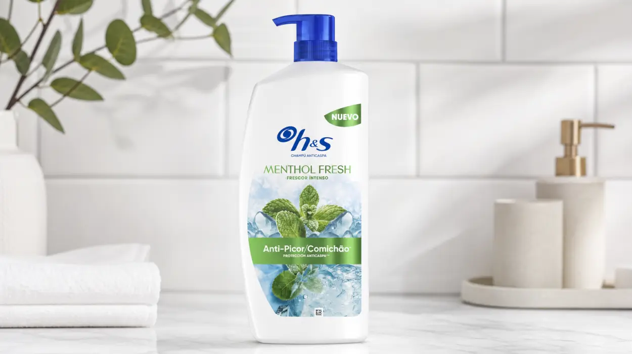 Champú H&S Menthol Fresh anticaspa y antipicor de 1L por sólo 8,17€ con cupón (-37%)