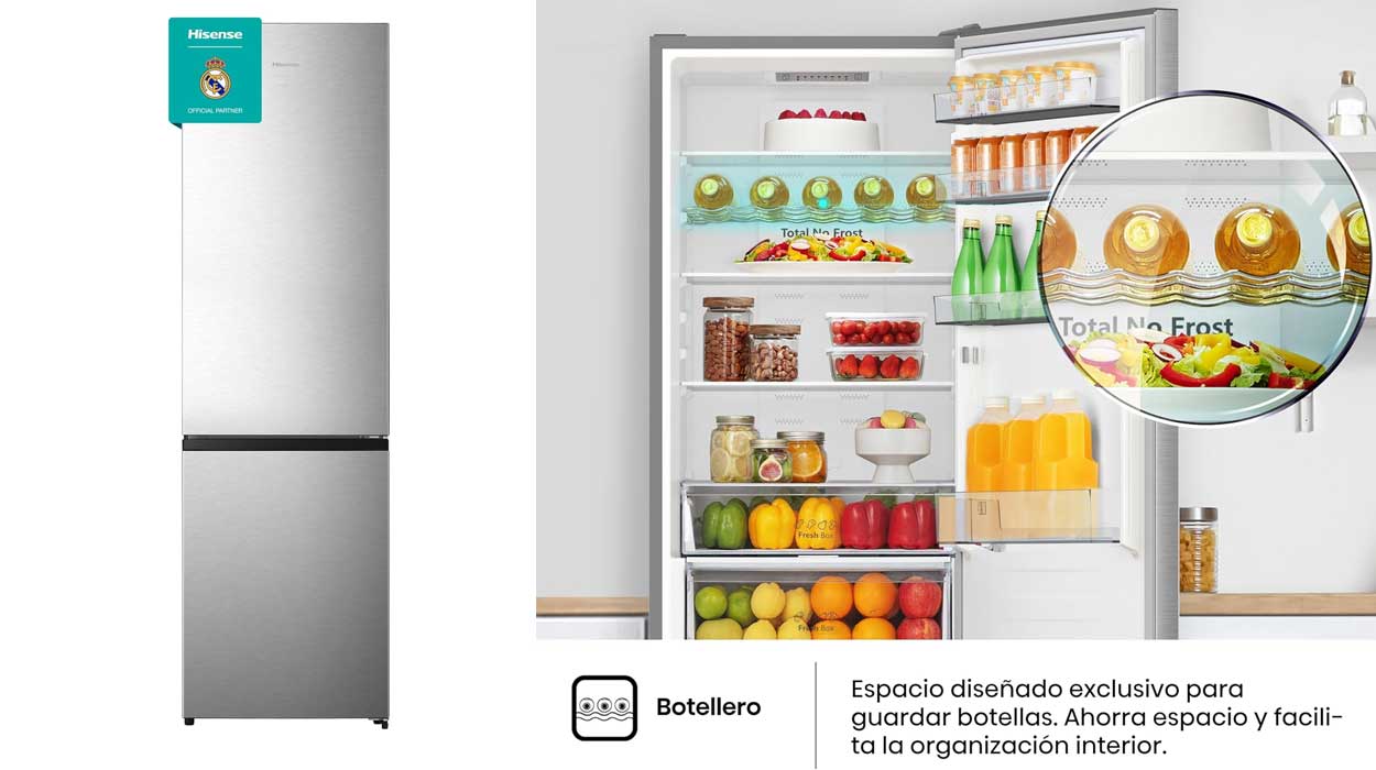 Chollo Frigorífico Combi Hisense por sólo 464,25€ con envío gratis (50% de descuento)