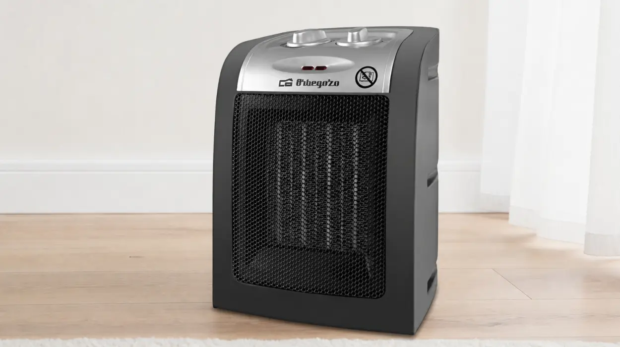 Calefactor cerámico Orbegozo CR 5017 con termostato y protección contra sobrecalentamiento por sólo 11,41€ (-57%)