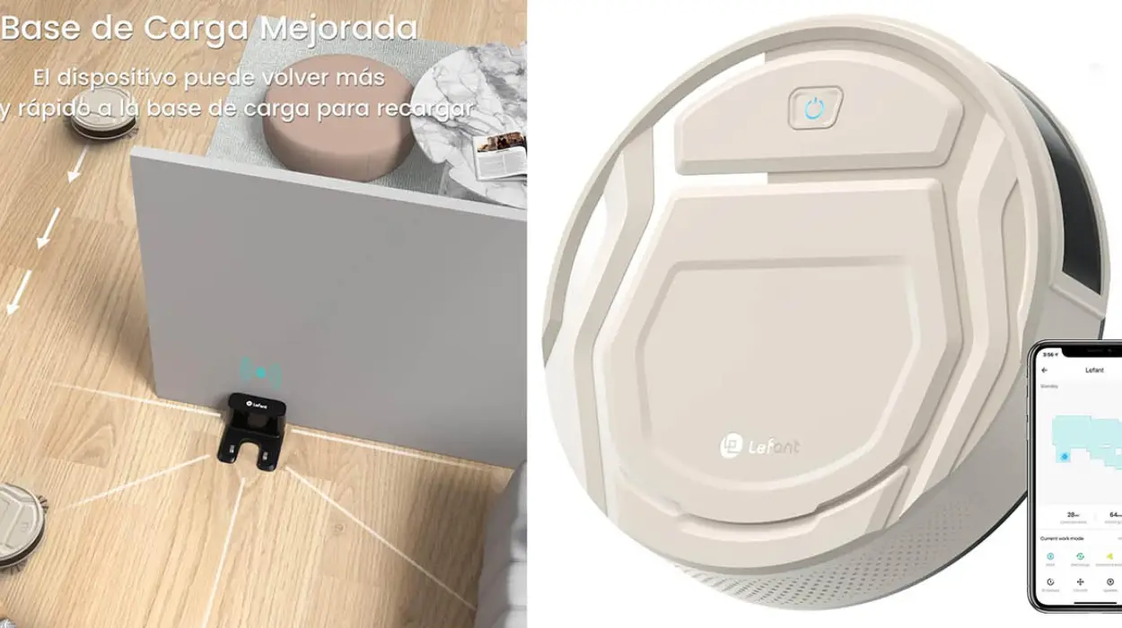 Chollazo Robot aspirador Lefant M210 Pro compatible con Alexa por sólo 74,94€ con cupón y envío gratis (-75%)